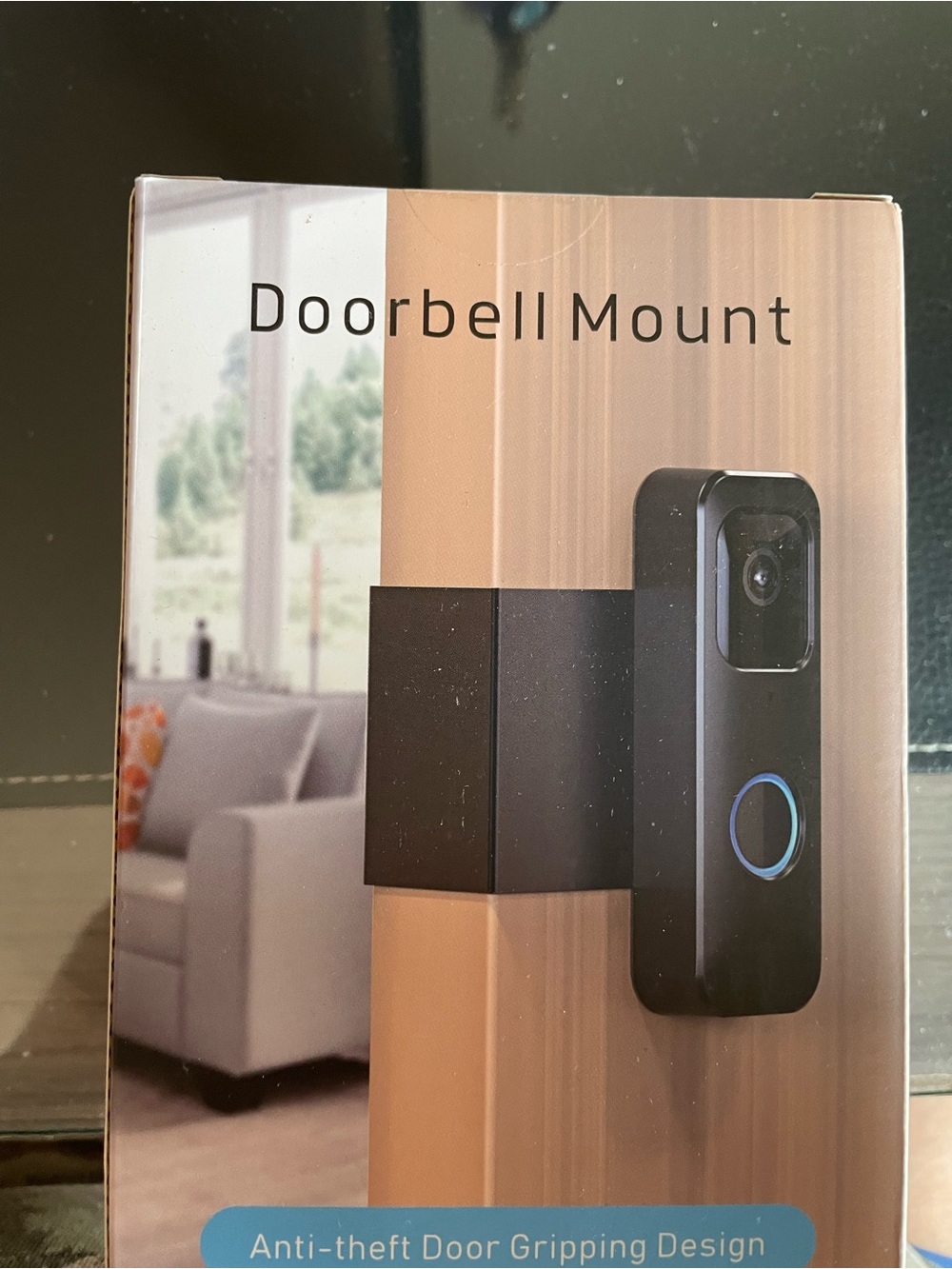 Blink Doorbell Mount Anti-Theft for Video Doorbells No Drilling - Black